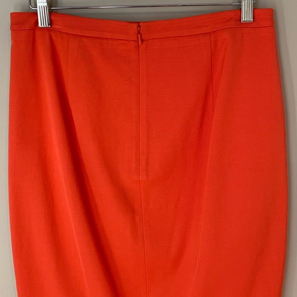 Marciano size 10 orange pencil skirt - Picture 7 of 10